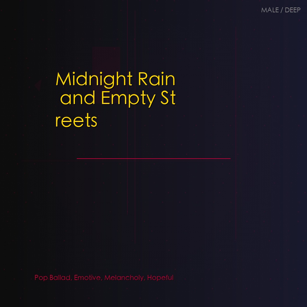 Midnight Rain and Empty Streets
